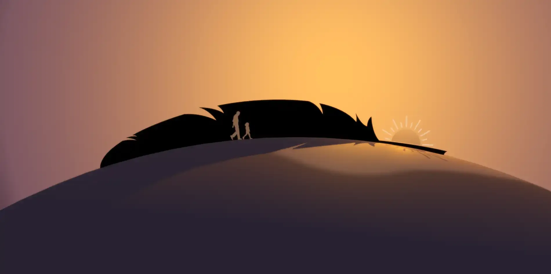 The CYFN Regional Health Survey logo on a sunset background with Indigenous-inspired design elements.